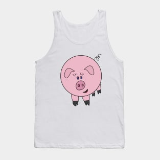 Cute Chubby Pig Tank Top